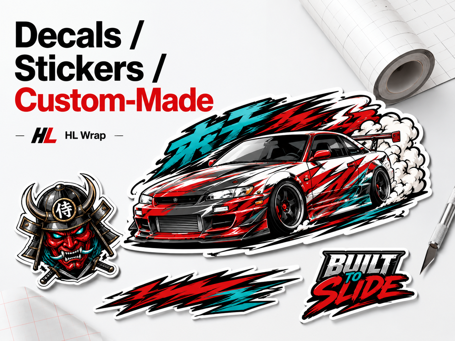 Decals / Stickers / Custom Made Categories